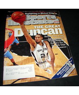 SPORTS ILLUSTRATED Magazine June 4 2007 Tim Duncan NBA Michael Vick Tony... - $9.99
