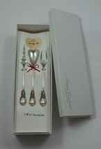 American Victorian by Lunt Sterling Silver &quot;I Love You&quot; Serving Set 3pc ... - $193.05