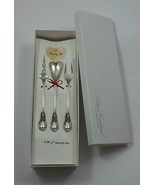 American Victorian by Lunt Sterling Silver "I Love You" Serving Set 3pc Custom - $193.05