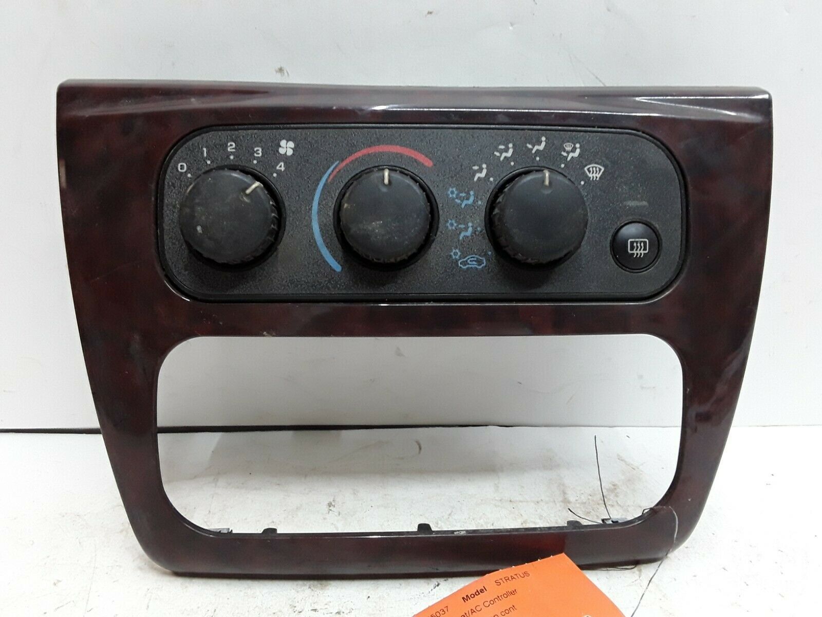 01 02 03 04 05 06 Dodge Stratus Chrysler Sebring manual heater AC control A/C & Heater Controls