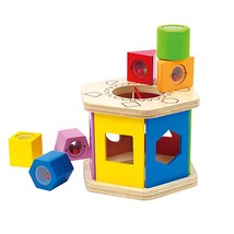 Hape Shake And Match Toddler Wooden Shape Sorter Toy Multicolor, L: 5. - $44.21