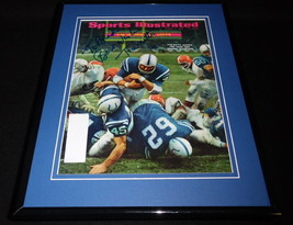 Tom Matte Signed Framed 1969 Sports Illustrated Magazine Cover Colts