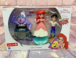 New Disney Princess Comic Collection Ariel &amp; Friends Figurine Set - £24.47 GBP