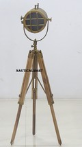 NauticalMart Antique Designer Searchlight Floor Lamp Tripod Two Fold Stand