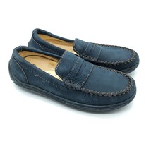 Primigi Boys Loafers Slip On Leather Dress Shoes Navy Blue Size 32 US 1 - $28.88