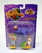 Flintstones Collectible Figures 3 Pack Mattel Dino Fred Wilma 1993 - $8.36