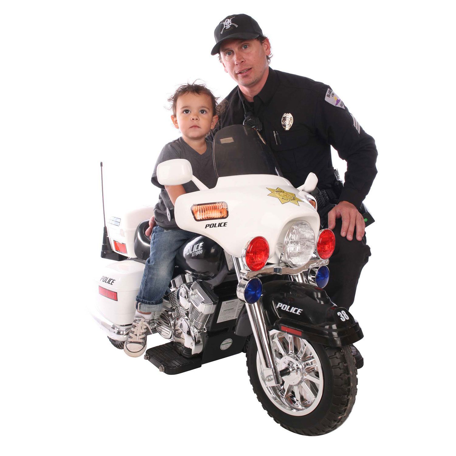 action man police motorbike