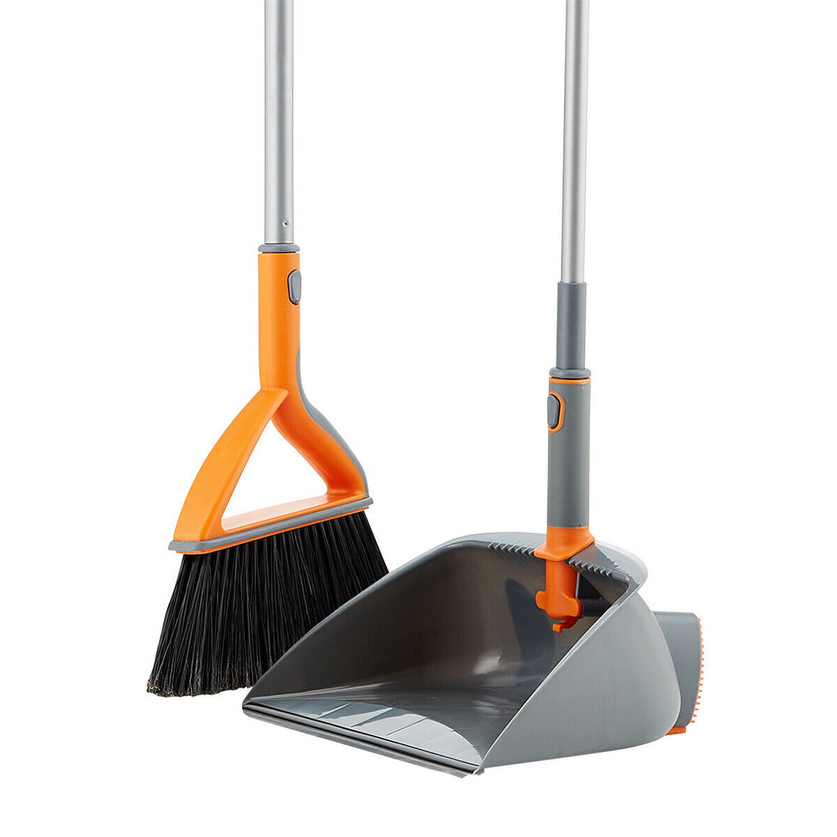 Casabella Quick 'n Easy Upright Broom & Dustpan Set, 6 Pack Mops