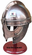 17th Century VALSGRADE Armor Helmet The Knight Helmets in Copper Finish with Bra