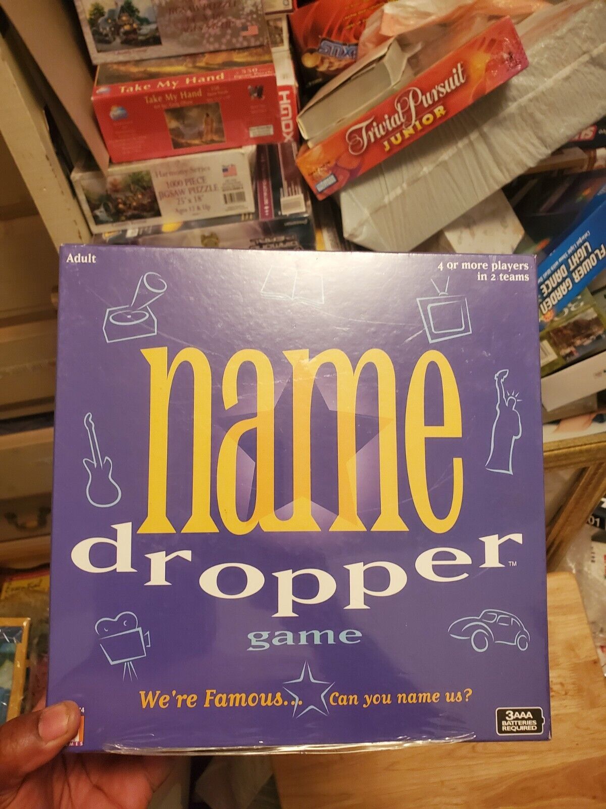 Mattel Name Dropper Game Board Contemporary Manufacture