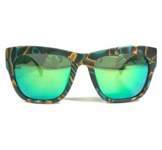 Police Sunglasses S1910 767V Blue Brown Tortoise Frames w/ Green Mirrored Lenses - $112.19