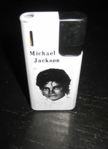 Vintage &quot;MINK&quot; MICHAEL JACKSON Pop Singer Souvenir Automatic Torch Lighter - $14.99