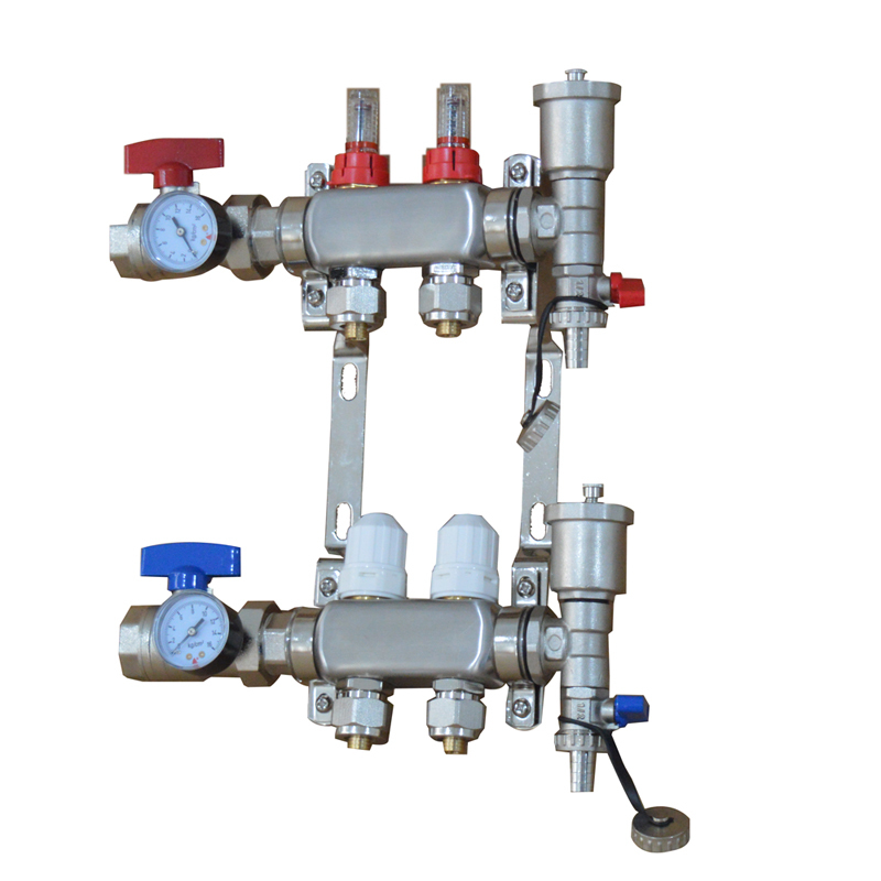 Radiant Heat Manifold 2 Loop PEX Tubing Manifolds Hydronic Radiant