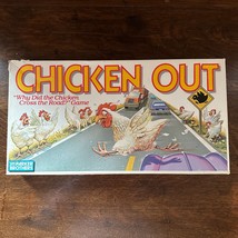 Parker Brothers Chicken Out Board Game Vintage 1988 Fun Family Cards Figurines - $23.76