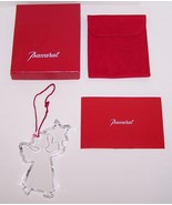 1996 BACCARAT FRANCE CRYSTAL NOEL ANGEL WITH STAR CHRISTMAS ORNAMENT IN BOX - $49.00