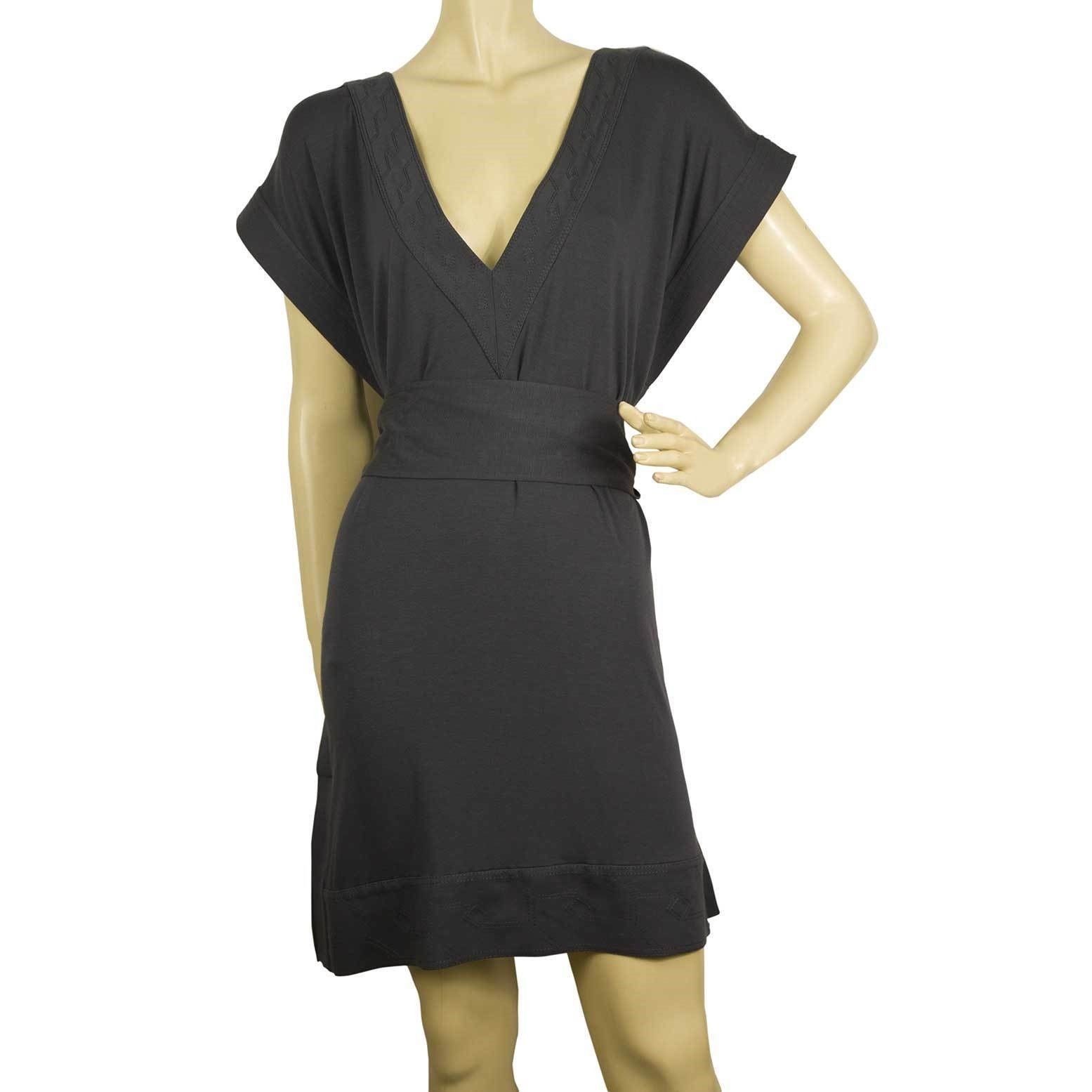 Primary image for DVF Diane Von Furstenberg New Tasha Gray Belted Tunic Dress Cover Up Sz S