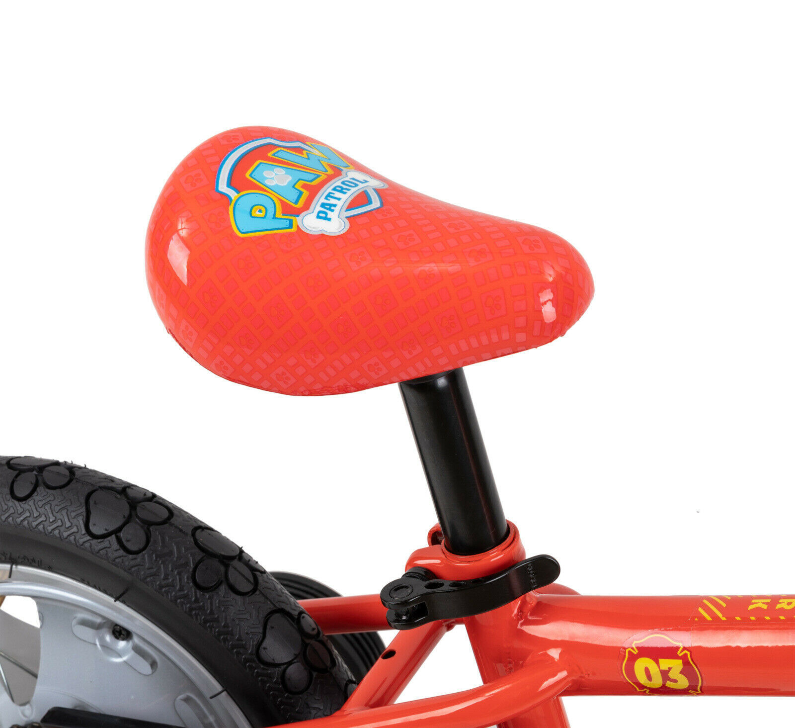 paw patrol bike seat