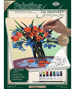Paint By Number Kit Artist Canvas Series 9&quot;X12&quot;-Floral Still Life - $13.12