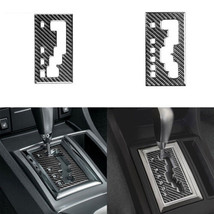 Carbon Fiber Center Console Gear Shift Panel Cover For Chrysler 300 300C... - $22.80