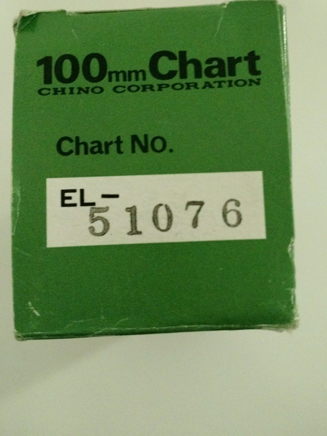EL 51076 100mm Strip Chart Recorder paper box of 3 pads chino