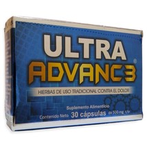 Ultra Advance 30 Caps Suplemento Alimenticio Made in Mexico - $28.98