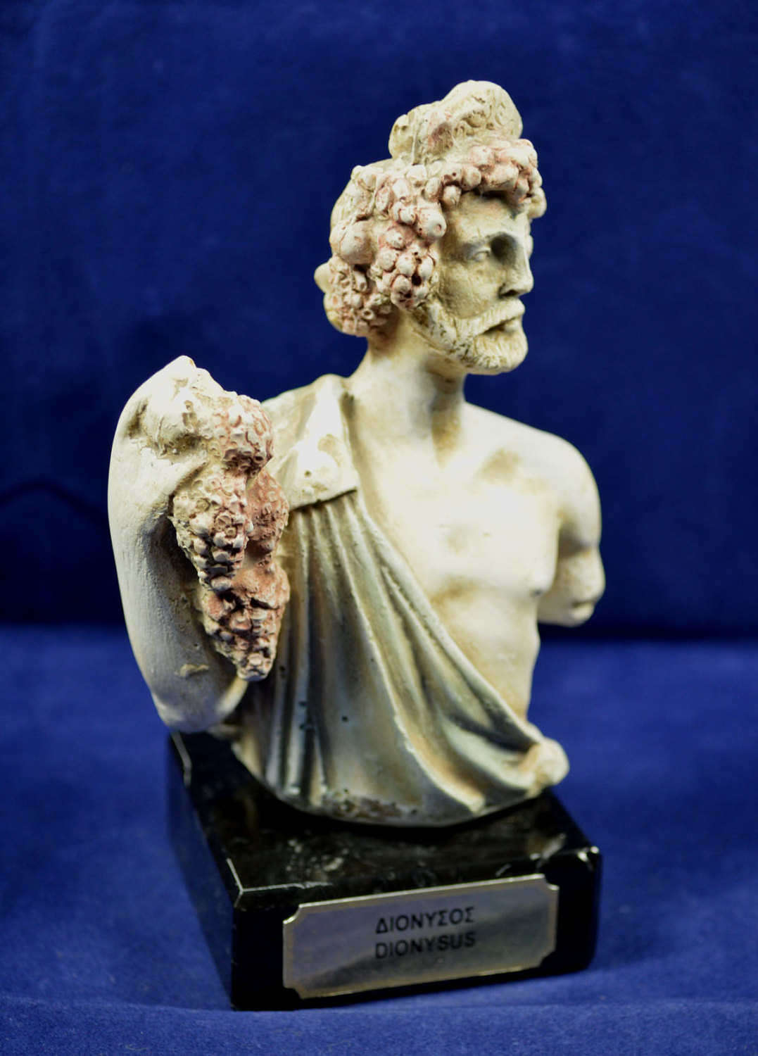 Dionysus sculpture bust ancient Greek God of wine and ...