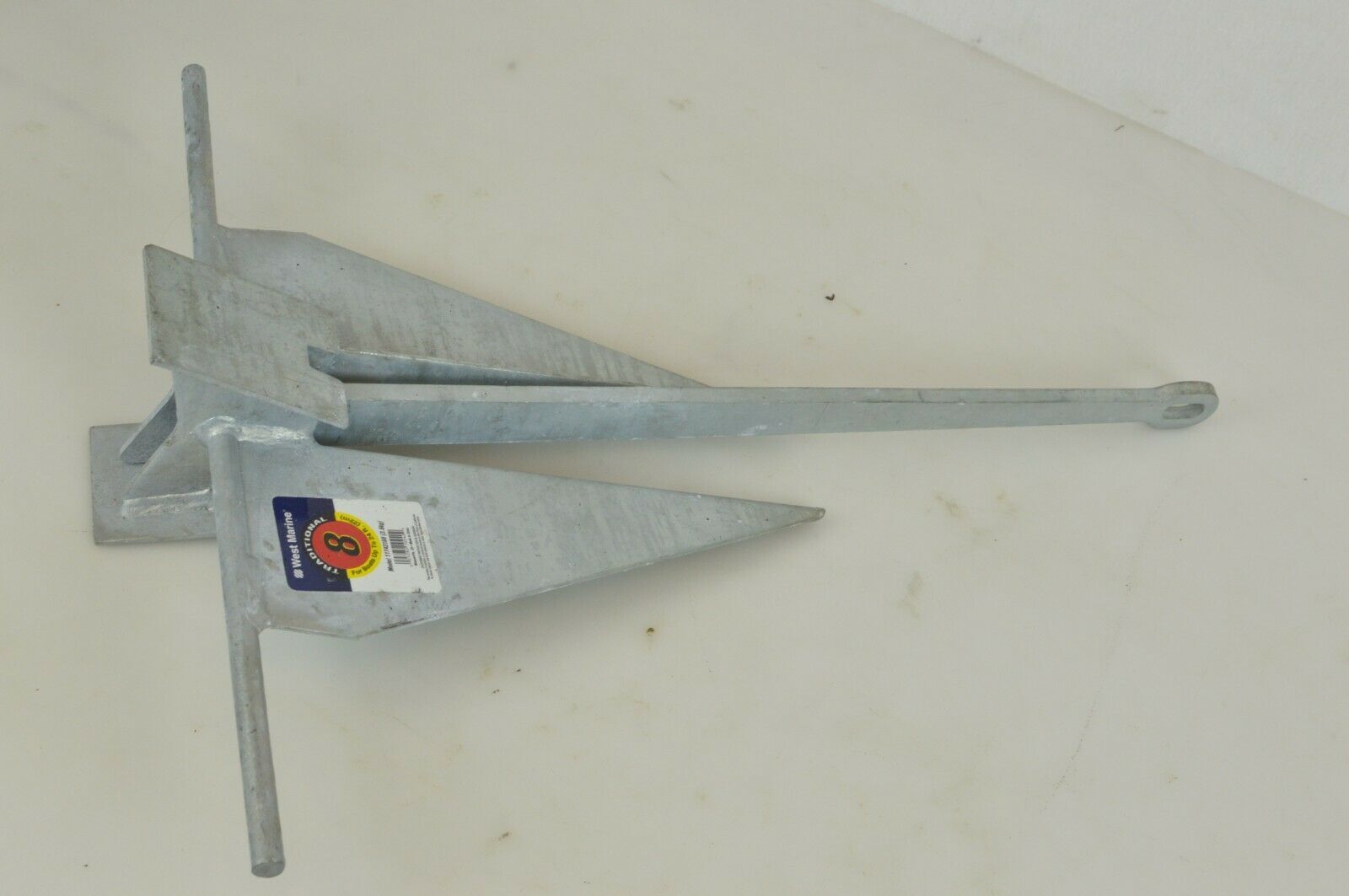 WEST MARINE 8lbTraditional Fluke Anchor Anchoring, Docking