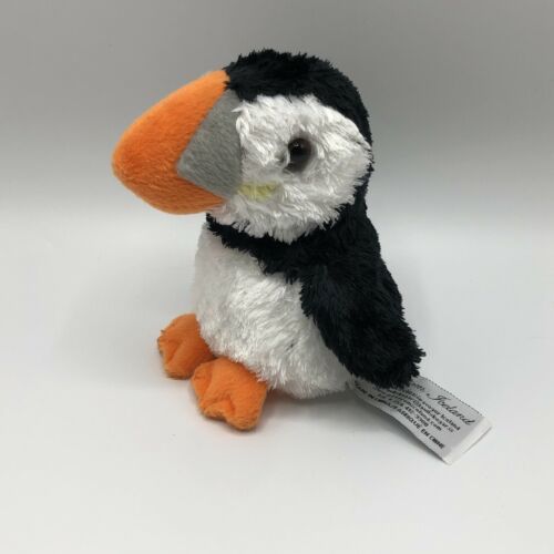 the stuffed puffin