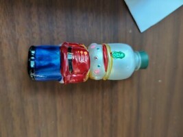 Christmas Avon Glass Soldier Miniature Lights Cover Vintage Ornament - $11.88