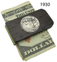 Money Clip, Native American, Indian Head Nickel 1930 - $39.95