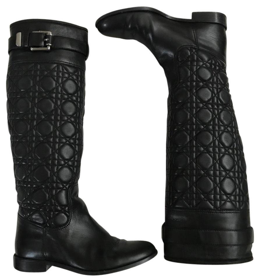 dior leather boots