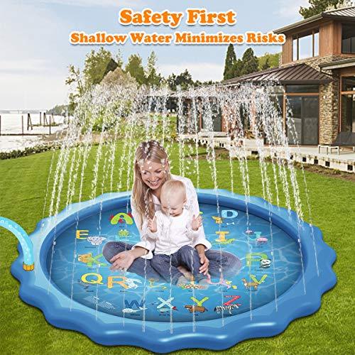 kiddie pool splash pad
