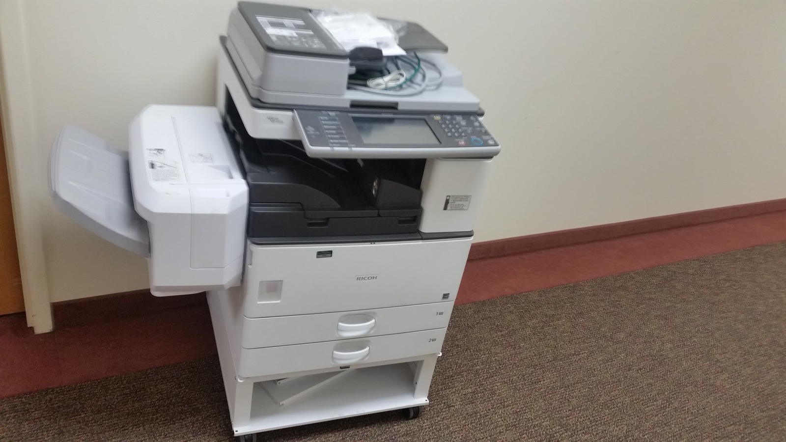 Ricoh Aficio MP 3352 Laser B&W Multifunction Network Printer Copier ...