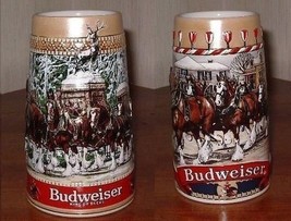 Anheuser Busch Budweiser Inc, King of Beers Series Steins TWO - $79.99