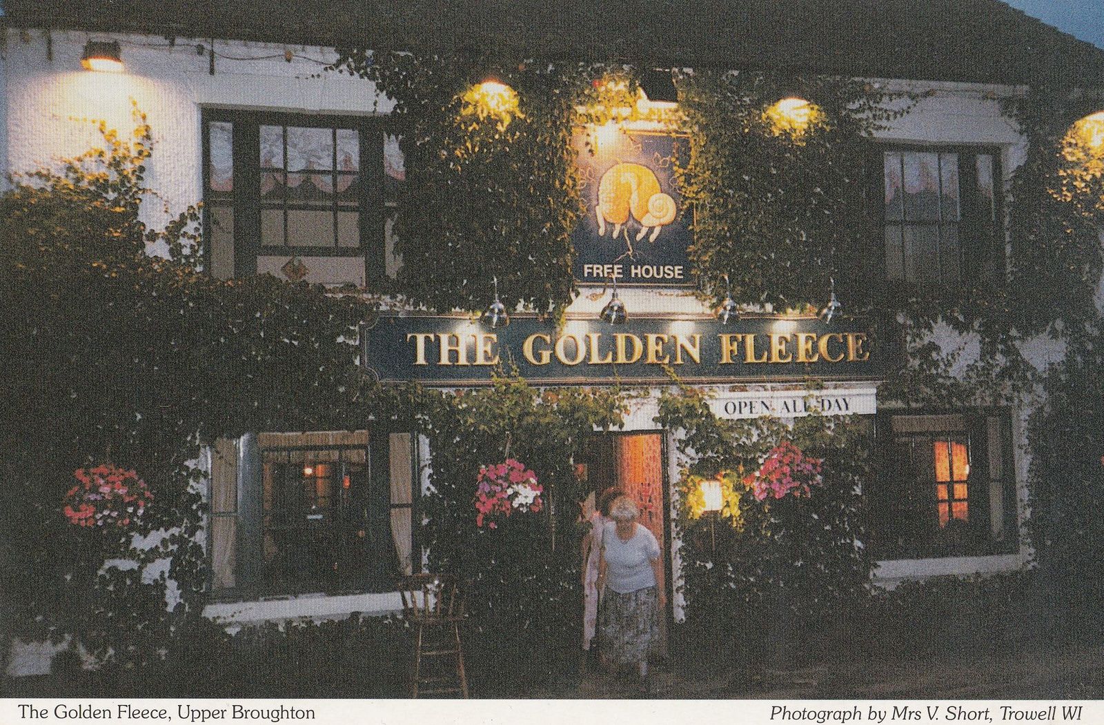 The Golden Fleece Upper Broughton Pub Nottingham Postcard Other Postcards
