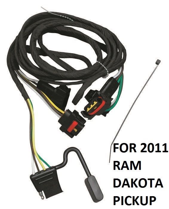 2011-RAM-DAKOTA-PICKUP-TRAILER-HITCH-WIRING-KIT-HARNESS-...