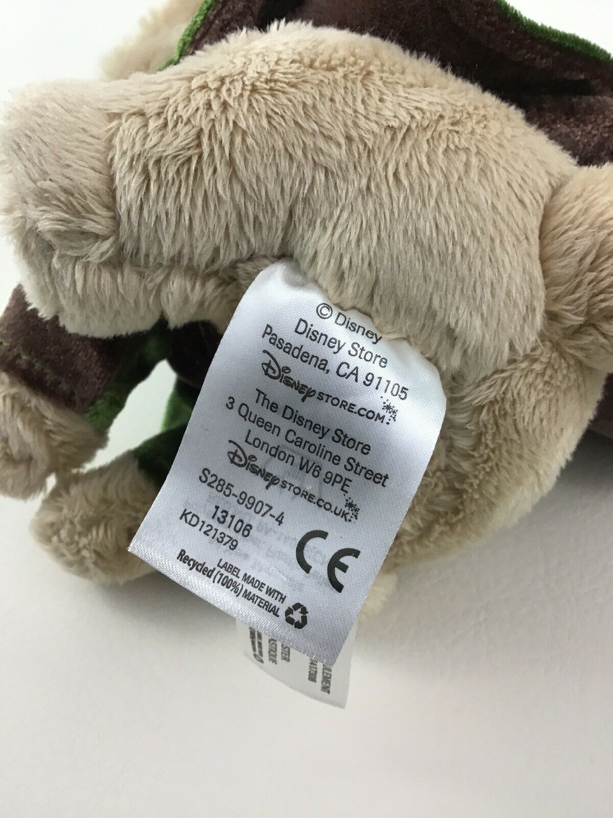 Disney Super Buddies Mudbud Puppy Dog 7" Plush Stuffed Green Superhero