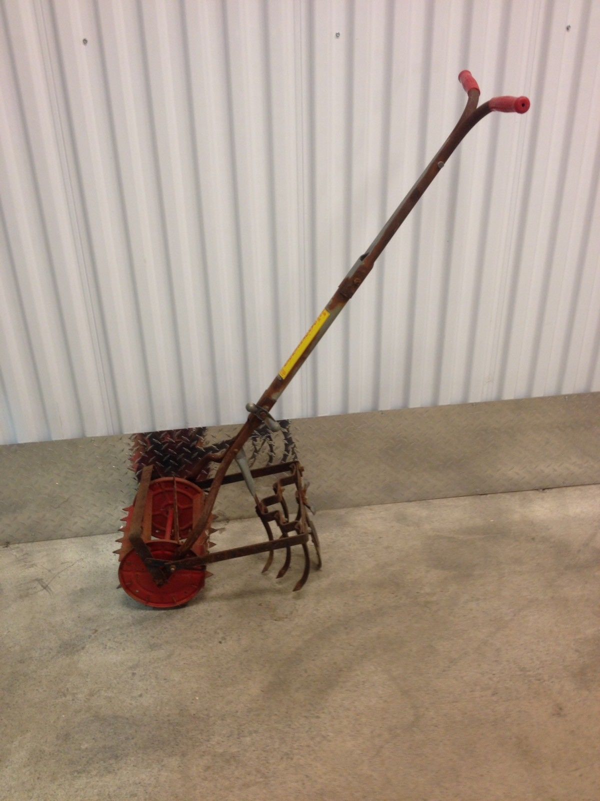 ... Vintage Gardentender Garden Tiller Manual Push All Metal (ddd33) ...