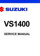 1987 2008 Suzuki VS1400 Intromettersi Volusia Boulevard Manuale 99500-39... - $69.24