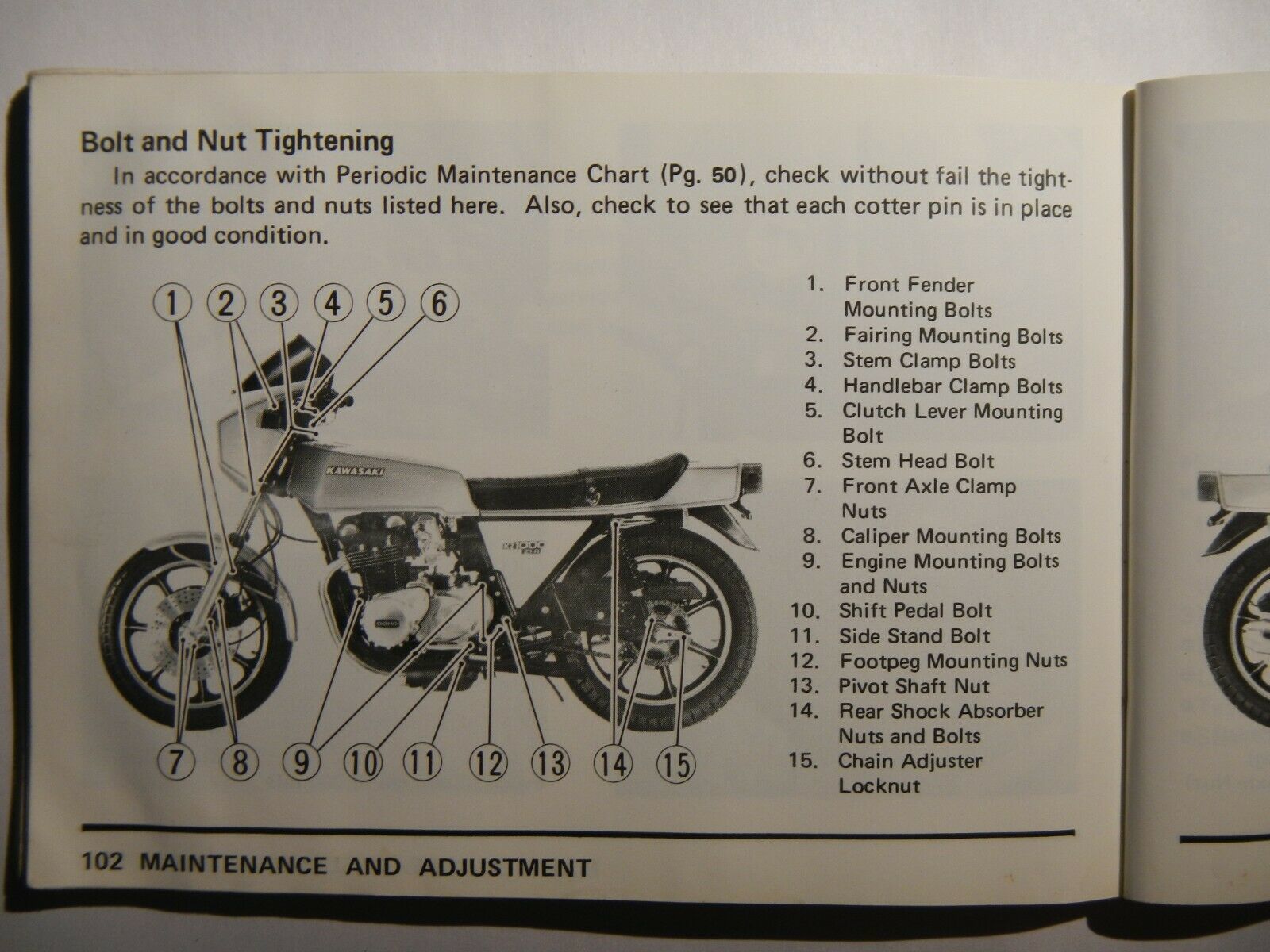 motorcycle owner's manual 1978 78 Kawasaki KZ1000 KZ1000D1 KZ 1000 Z1