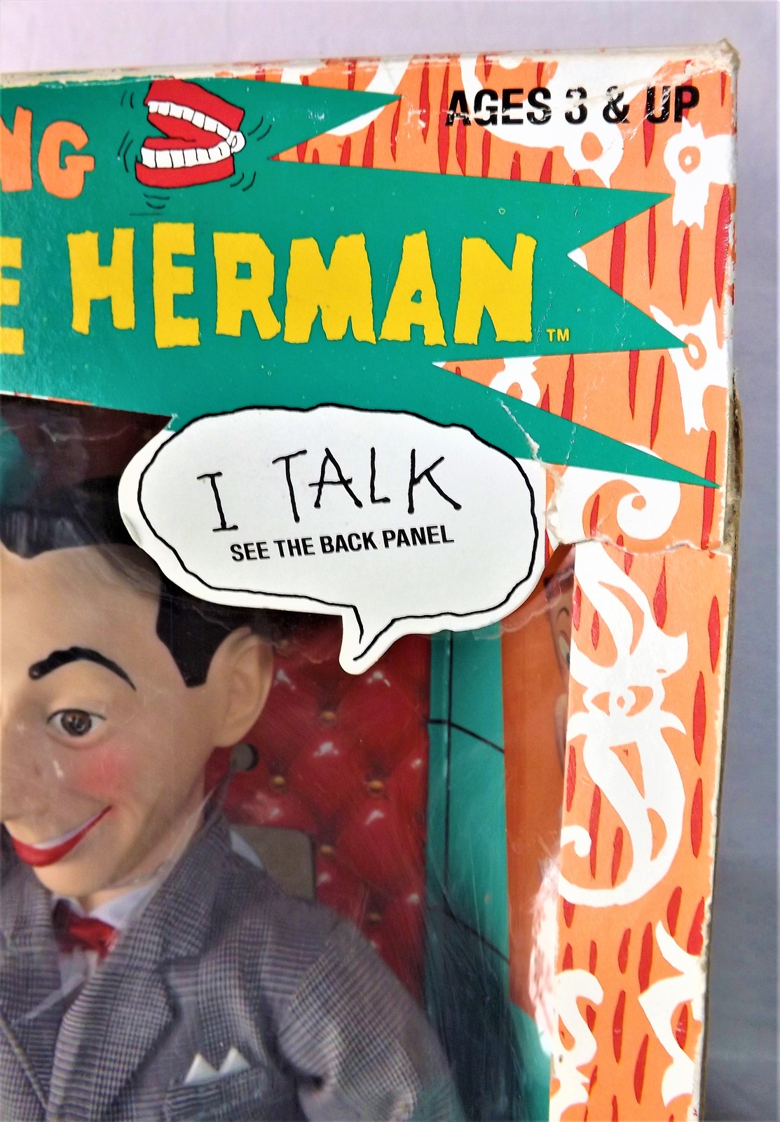 pee wee herman doll in box