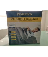 Pendleton Weighted Blanket Grand Mesa Quilted Pattern 20 Lbs Dark Gray O... - $29.70
