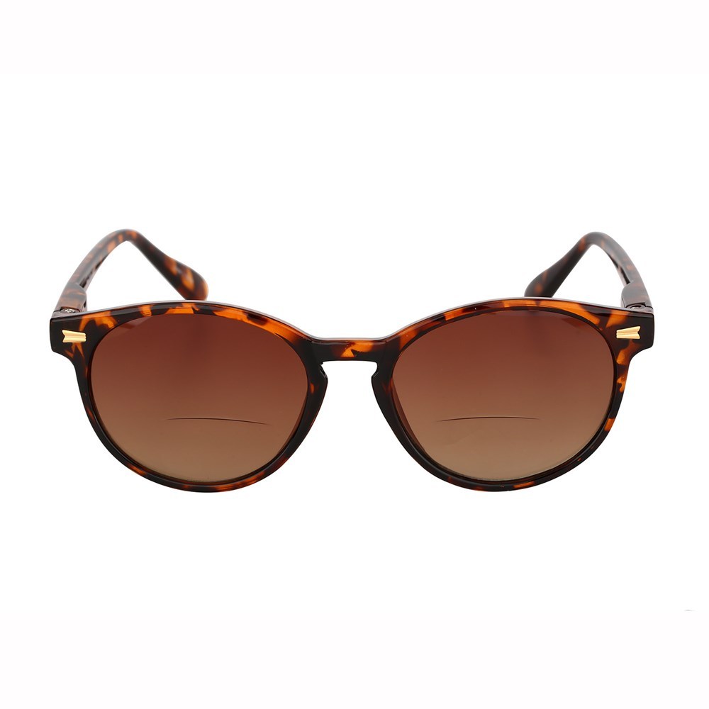 "The Brilliance" Best Bifocal Sunglasses - Round, Full Frame Reading