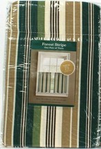 1 Packs Colordrift Forest Stripe 58 In Width X 24 In Length Green Pair Of Tiers