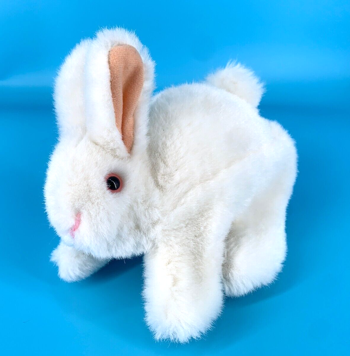 Folkmanis Bunny Rabbit Hand Puppet White 8" Plush Stuffed Animal Albino