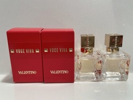 2x Valentino Voce Viva Eau de Parfum 0.24fl oz/ 7ml Travel Size Splash D... - $27.00