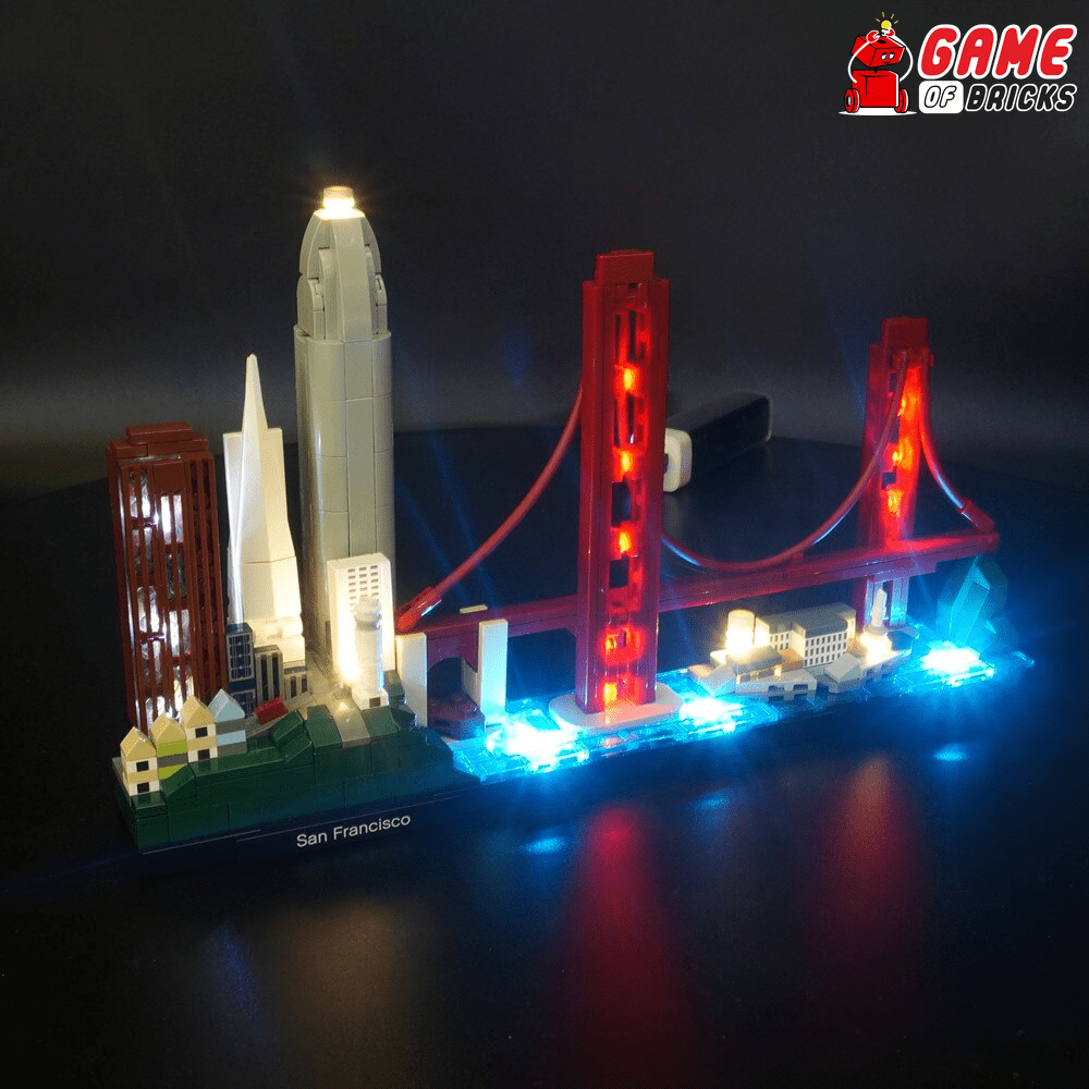 Primary image for LED Light Kit for San Francisco - Compatible with Lego 21043 Set