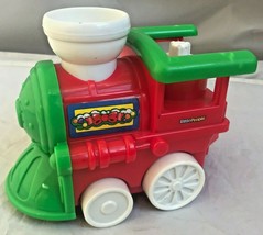Fisher Price Little People Christmas Train Replacement Engine Clean WORKS SOUNDS - $17.77