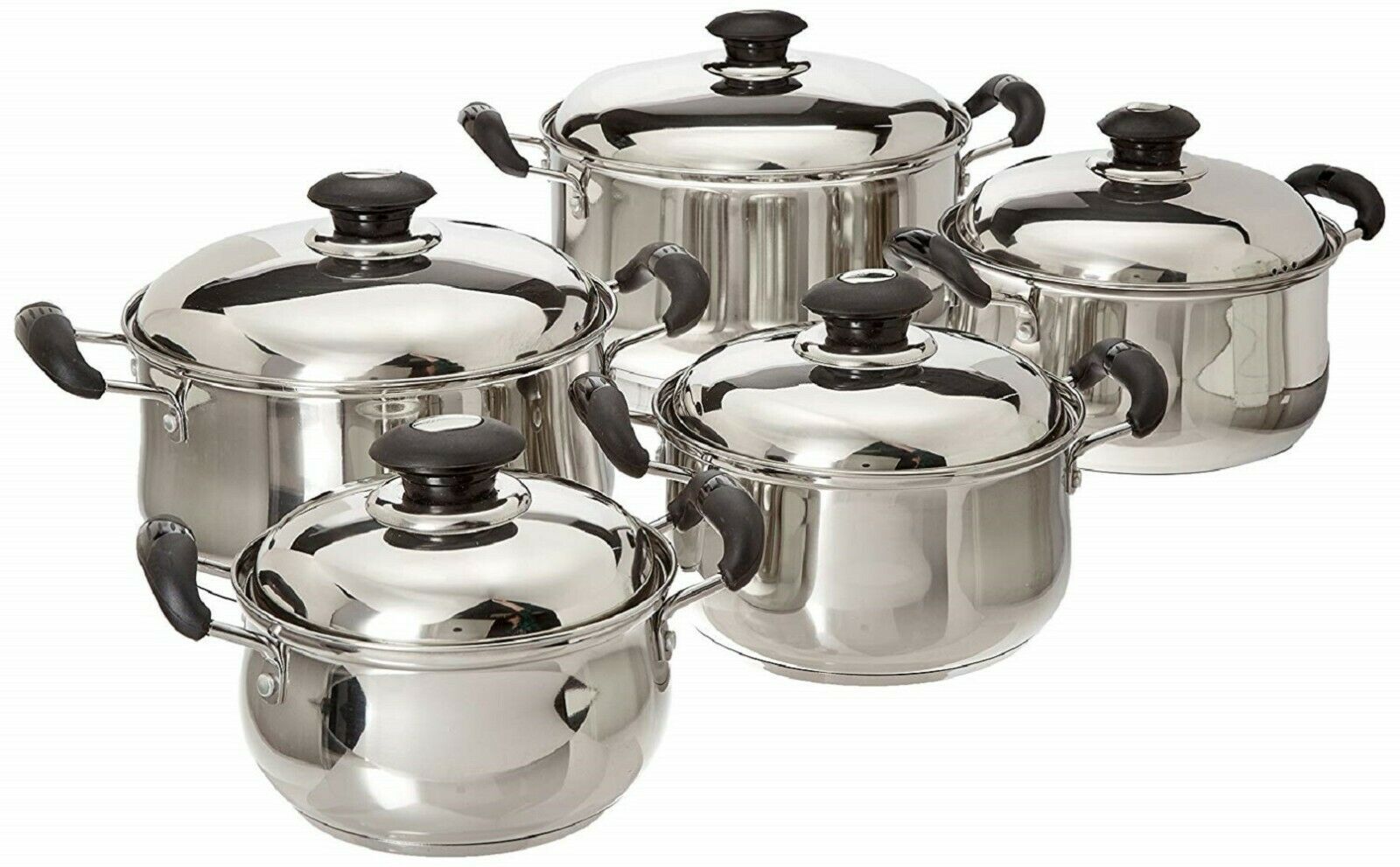 stainless steel pots and pans