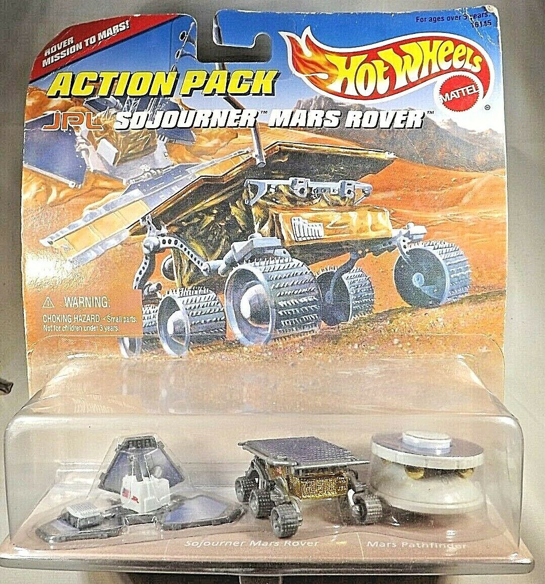 1996 Hot Wheels Action Pack Jpl Sojourner Mars Rover Mars Pathfinder 